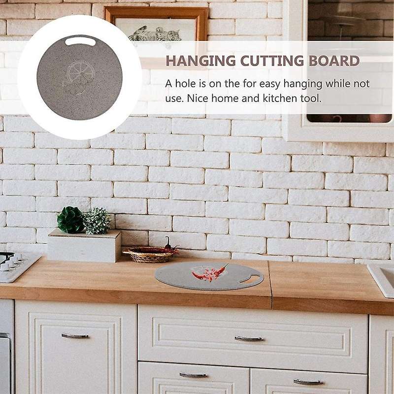 Cutting Board Plastic Kitchen Cutting Board Round Baking Board 31cm