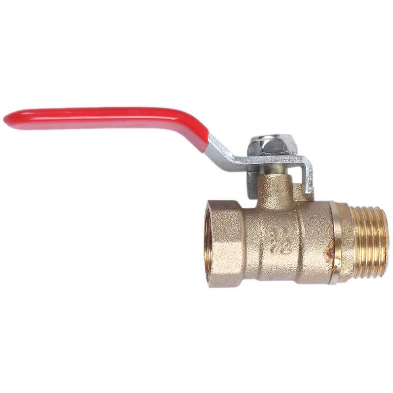 Male to Female M/f Thread 1/2" Full Port Brass Water Ball Valve