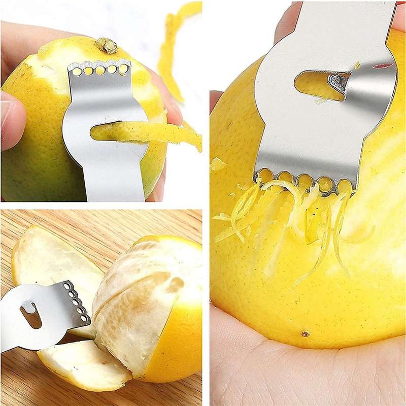 4pcs Cheese Grater & Peeler,lemon Zester, Stainless Steel