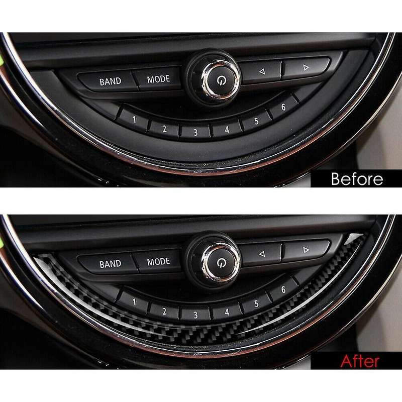 Carbon Fiber for Mini Cooper F55 F56 Navigation Screen Frame Trim
