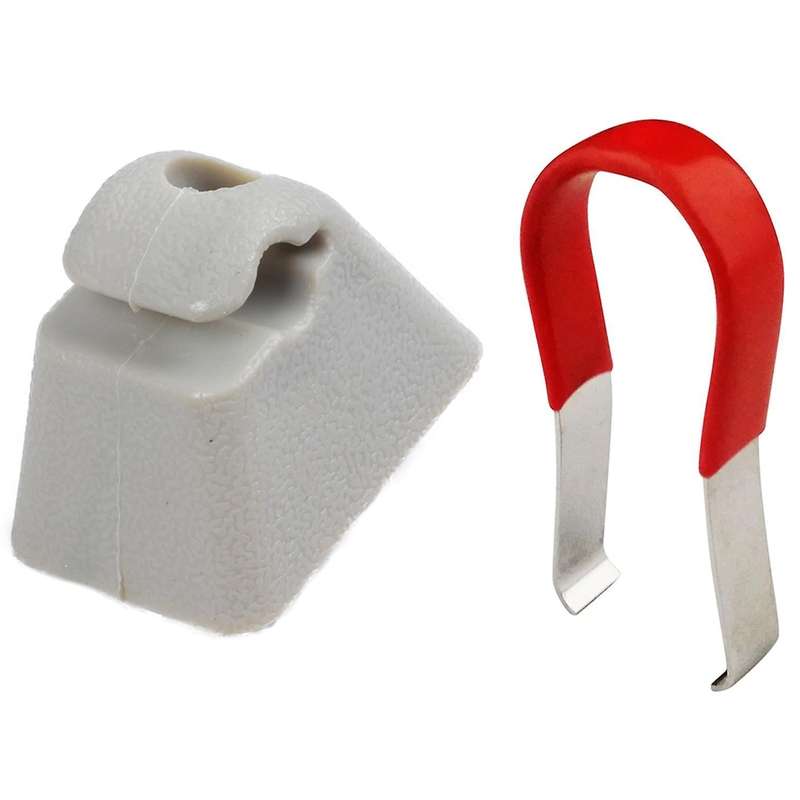 Car Wheel Nut Bolt Covers Cap Remover Tool Key Tweezers Metal