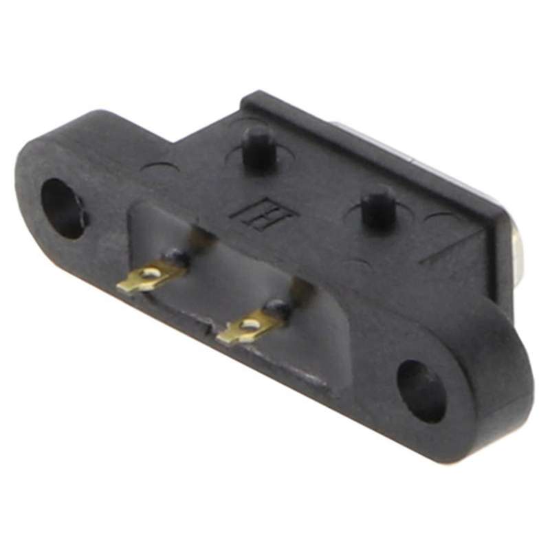 10pcs Type-c 2p Waterproof Female Seat with Double-ear Screw Holes