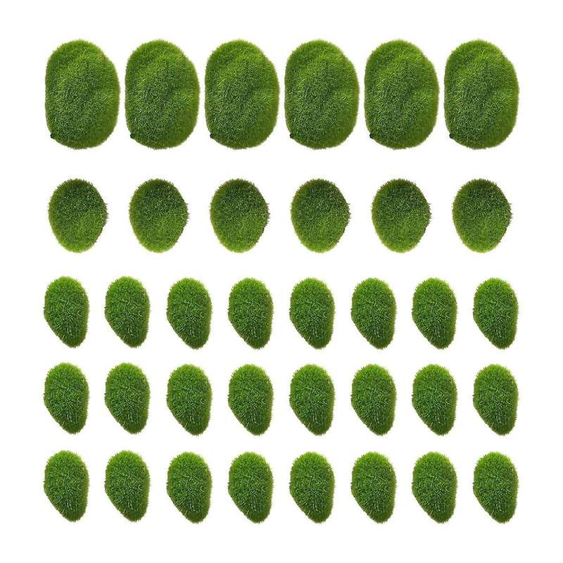 3 Size Artificial Moss Rocks, for Floral Arrangements and Crafting