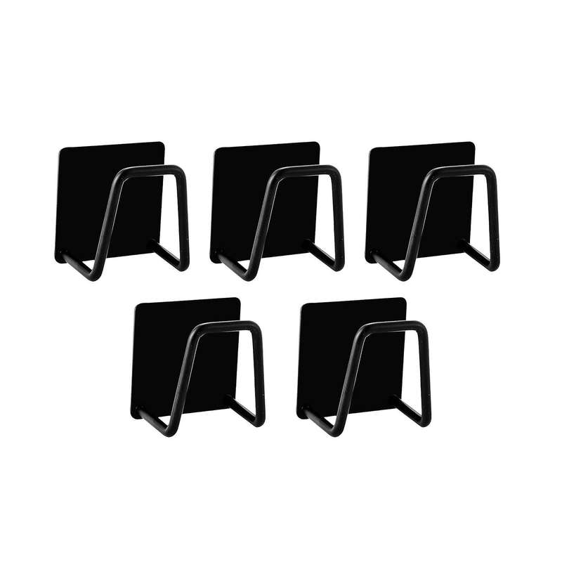 5pcs Kitchen Stainless Steel Sponges Drain Drying Rack Kitchen Sink-b
