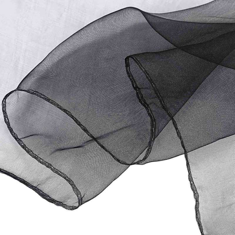 Plain Chiffon Neck Scarf Head Scarves 70 Cm X 70cm (orange)