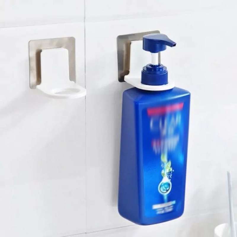 10pcs Shampoo Shower Gel Bottle Holder Wall Mounted Stand Suction Cup