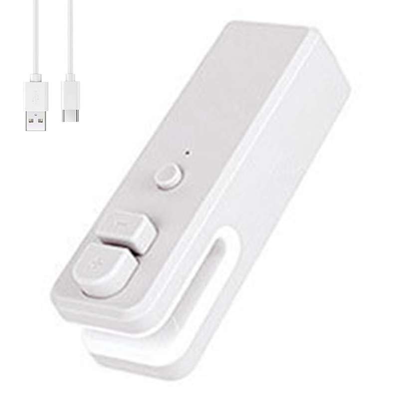 Usb Charging Mini Sealing Machine Household Snack Small Grey