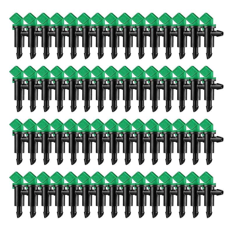 60 Pieces 4gph Removable Drip Sprinkler Garden Irrigation Dripper