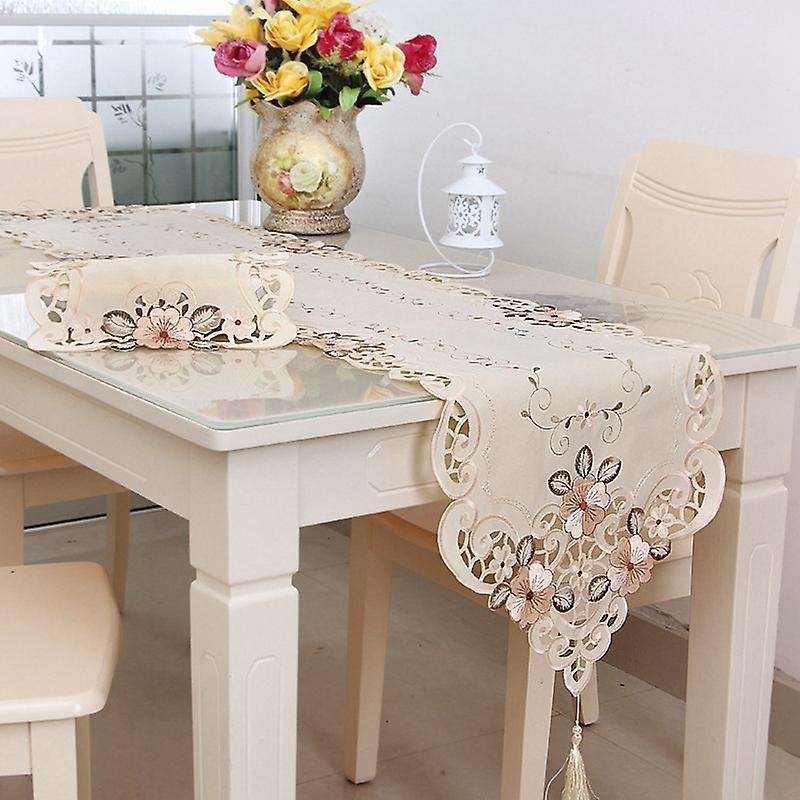 Embroidered Table Spreader Home Furnishing Rectangular Table Towel