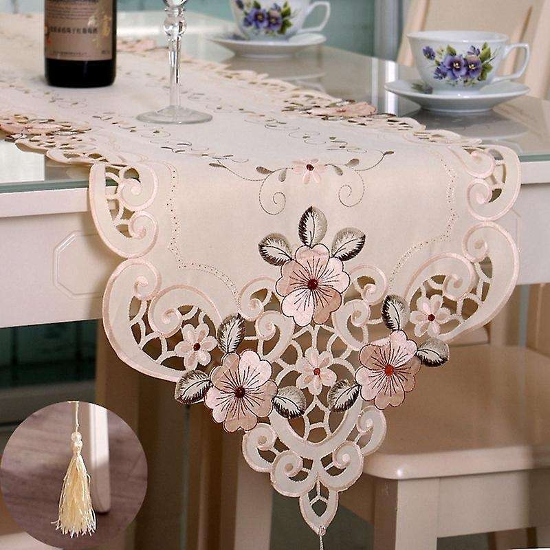 Embroidered Table Spreader Home Furnishing Rectangular Table Towel