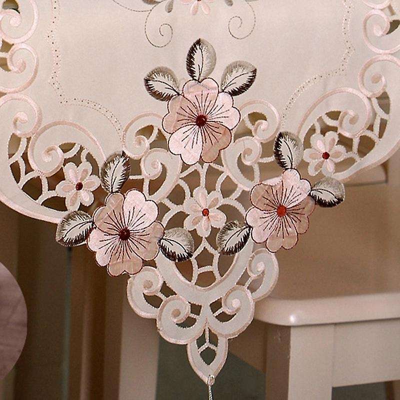 Embroidered Table Spreader Home Furnishing Rectangular Table Towel