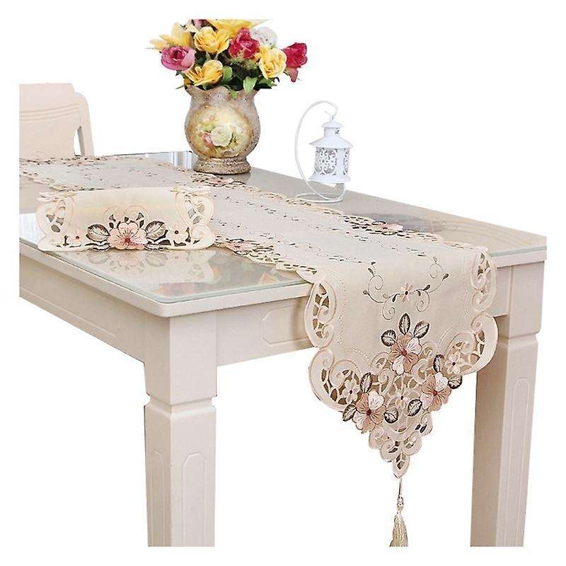 Embroidered Table Spreader Home Furnishing Rectangular Table Towel