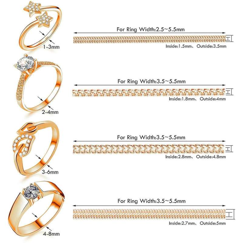 Invisible Ring Size Adjusters Invisible Clip Guard Resizer