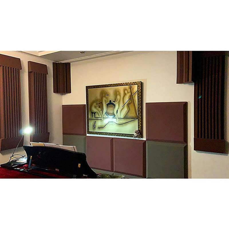 Absorption Foam Home Theatre Corner Sound Insulation Cotton ,purple