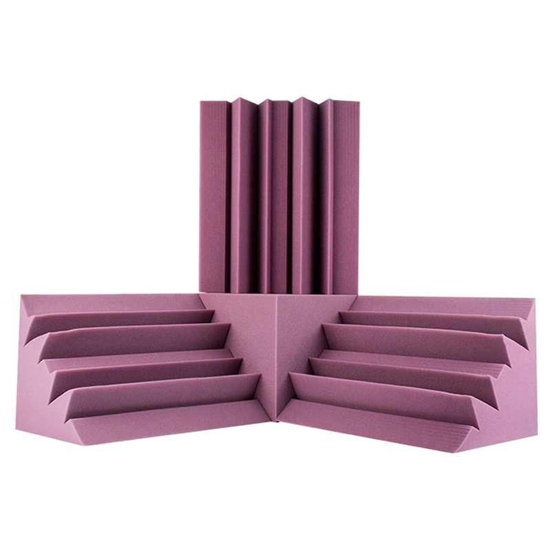 Absorption Foam Home Theatre Corner Sound Insulation Cotton ,purple