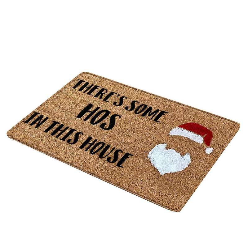 Christmas Doormat Floor Mat Santa Claus Door Mat Indoor Outdoor Rug B021