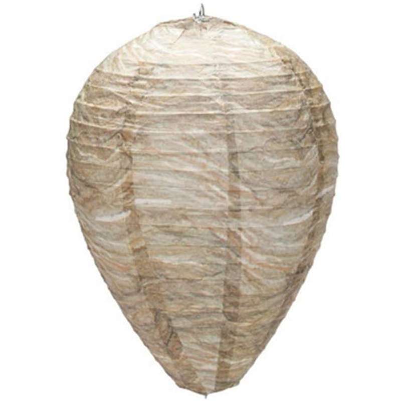 4pcs Decoy Hanging Fake Wasp Nest Paper Wasp Nest for Garden