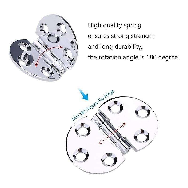 2pcs Table Hinges 180degree Copper Hinges for Cabinets Home Furniture