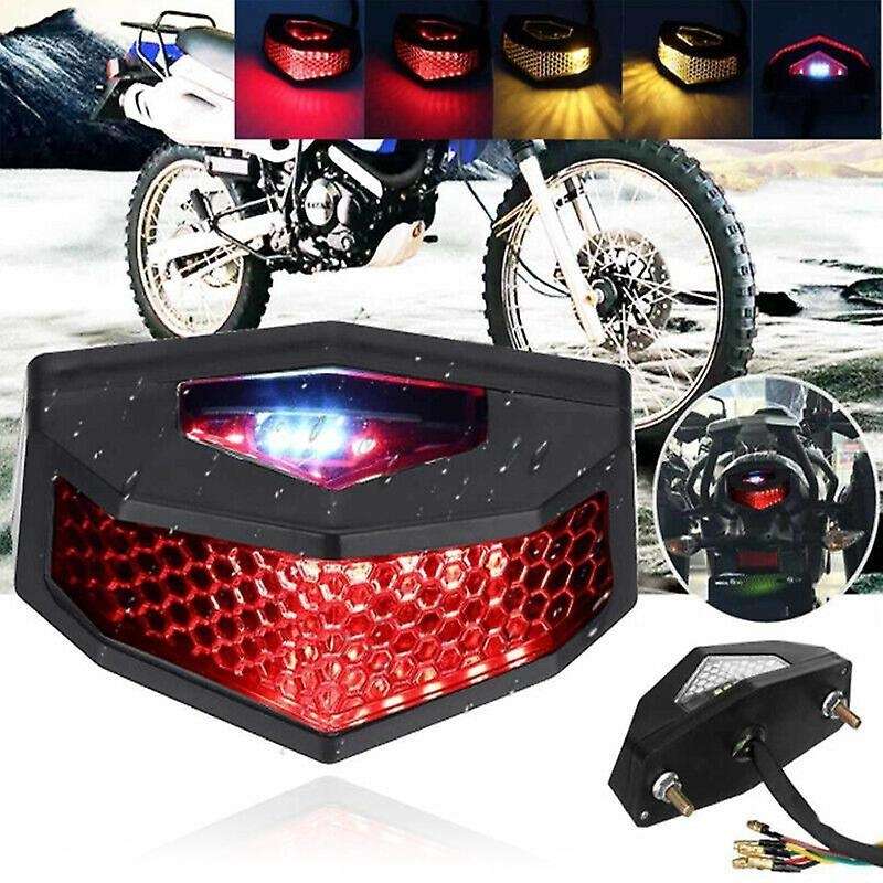 Universal 12v Motorcycle Brake Light Led Turn Signal Light Tail Light