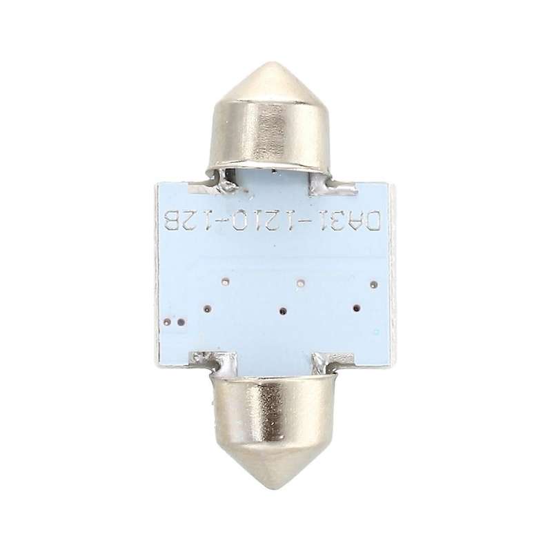 10 X White 12 Smd Led Festoon Interior Dome Bulb Light 31mm