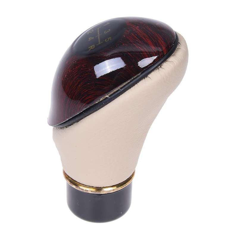 Universal Wood Grain Leather Shift Knob for Car-truck-hotrod Gear Manual Trans
