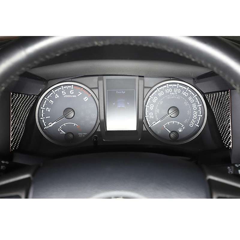 2pcs Car Dashboard Meter Display Cover for Toyota Tacoma 2015-2020