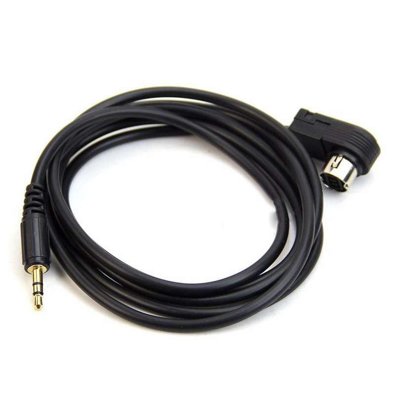 Car 3.5mm Aux Input Adapter Audio Cable Mini Jack Aux 8-pin