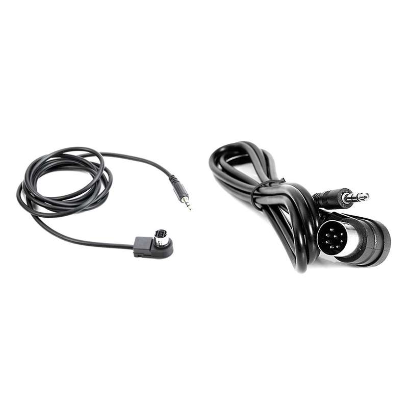 Car 3.5mm Aux Input Adapter Audio Cable Mini Jack Aux 8-pin