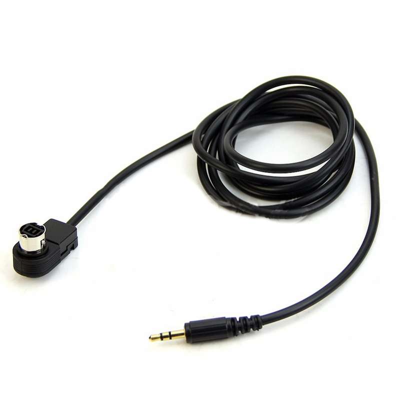 Car 3.5mm Aux Input Adapter Audio Cable Mini Jack Aux 8-pin
