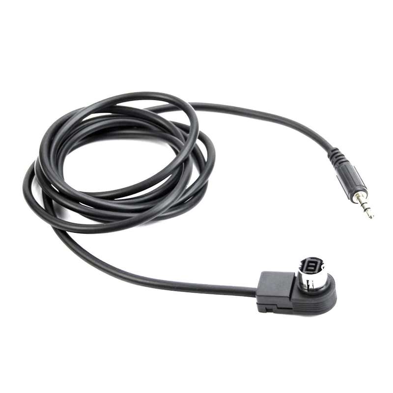 Car 3.5mm Aux Input Adapter Audio Cable Mini Jack Aux 8-pin