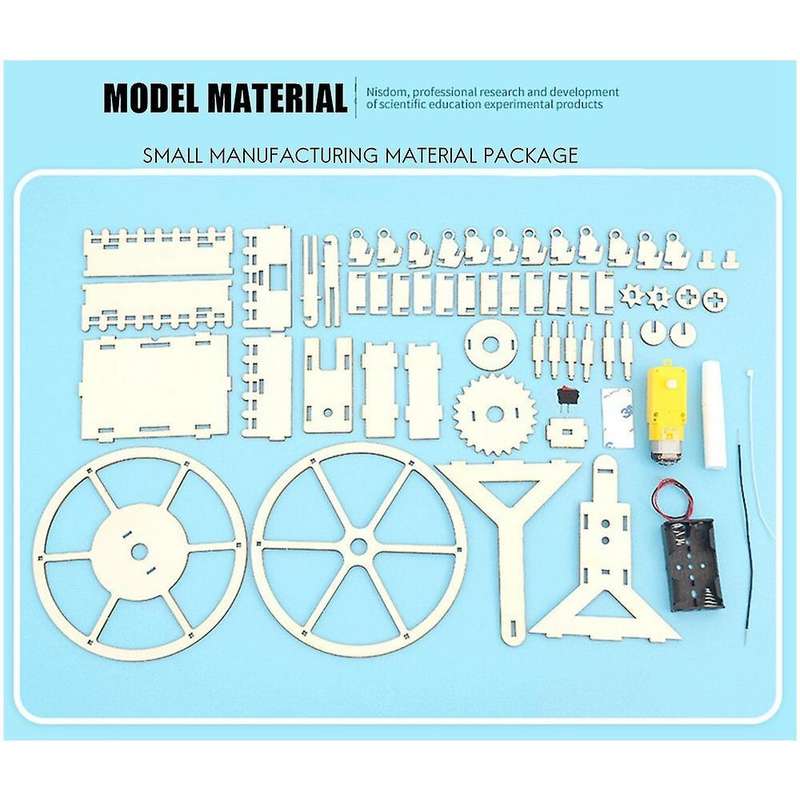 Diy Rotatable 3d Wooden Puzzle Ferris Wheel Making Model
