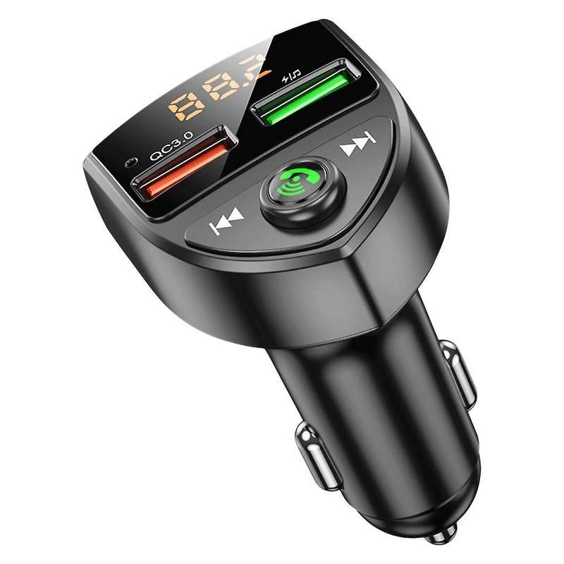 C8 Qc 3.0 Bluetooth 5.0 Fm Transmitter Mp3 Player Hands-free