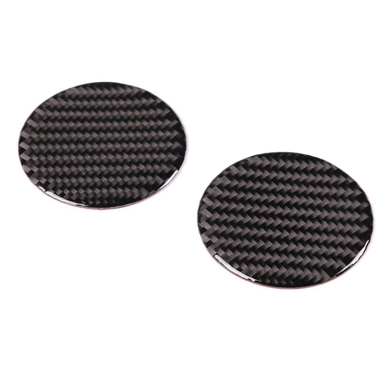Car Water Cup Pad Coaster Carbon Soft Cover Trim For-bmw Mini