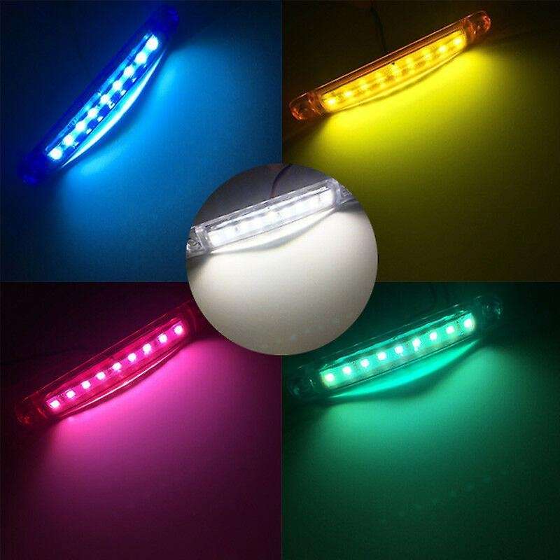 10pcs 9 Smd Led Truck Lamps Led Side Bus Marker Light 24v