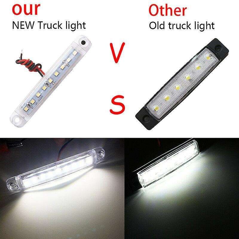 10pcs 9 Smd Led Truck Lamps Led Side Bus Marker Light 24v