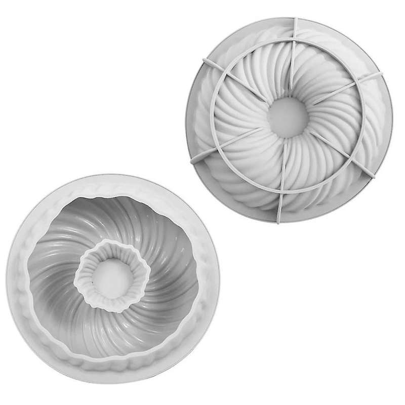 Large Wool Ball French Mousse Baking Silica Gel Cake Mold White