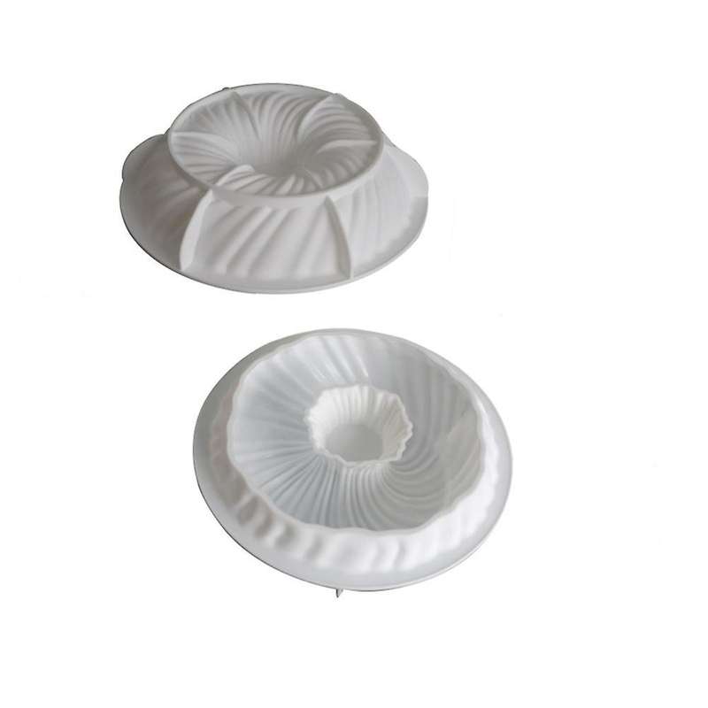 Large Wool Ball French Mousse Baking Silica Gel Cake Mold White