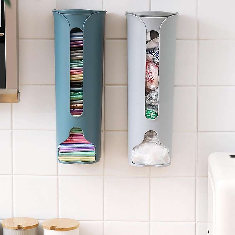 Garbage Bag Storage Box Garbage Plastic Box Kitchen Green