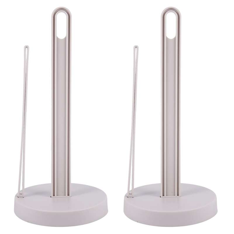 2x Vertical Roll Holder Paper Punch Paper Towel Storage Holders 02
