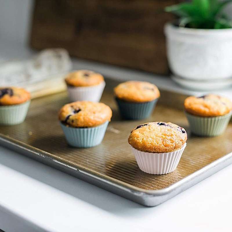 Silicone Cupcake Baking Cups 24 Pack Silicone Baking Cups
