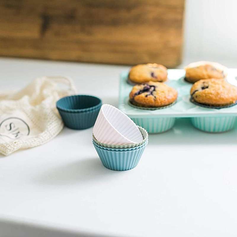 Silicone Cupcake Baking Cups 24 Pack Silicone Baking Cups