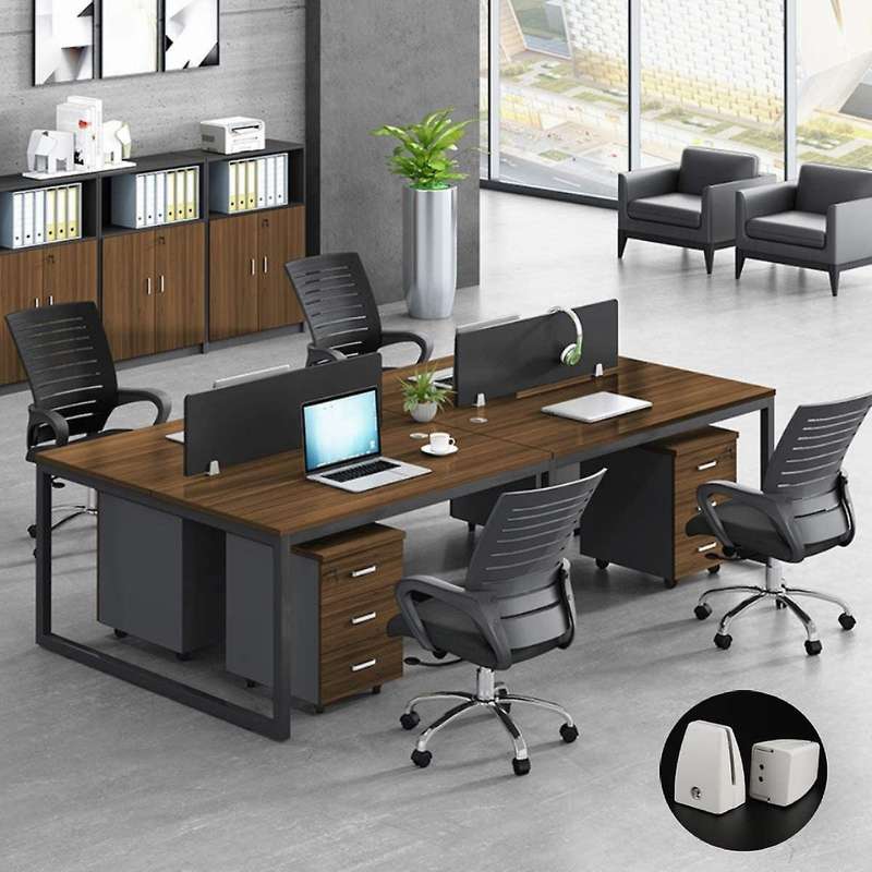 2 Pcs Abs Anti-sneeze Clip Office Desk Partition Support Frame(white)