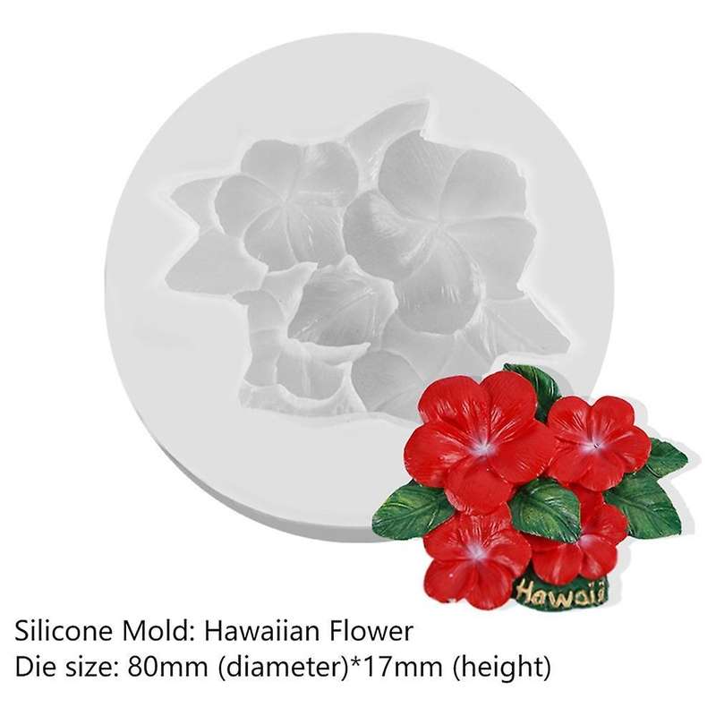 3d Three-dimensional Silicone Mold Diy Fondant Mold (rose Flower)