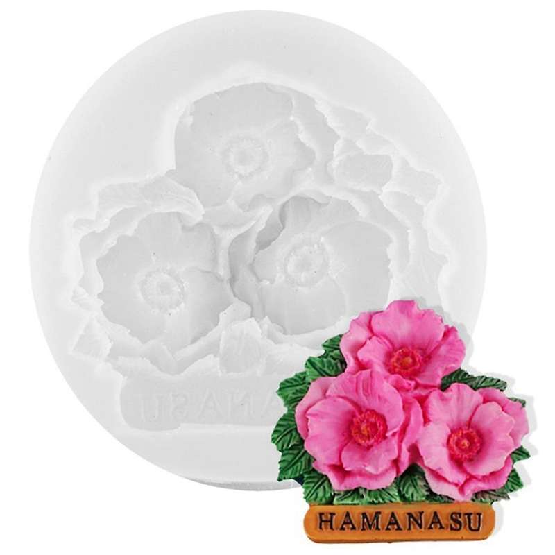 3d Three-dimensional Silicone Mold Diy Fondant Mold (rose Flower)