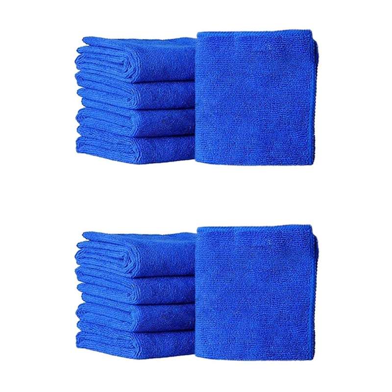 5pcs Fiber Absorbent Towel Cleaning Towel 25 X 25cm