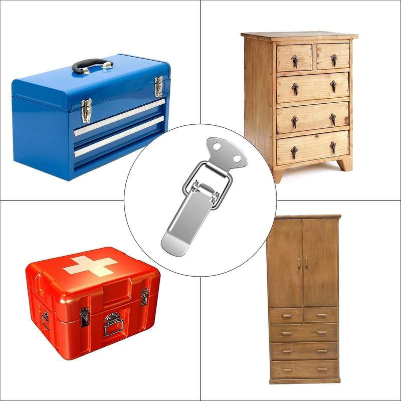 12 Sets Toggle Latch Catch Clamp Spring Loading Toggle Case Box
