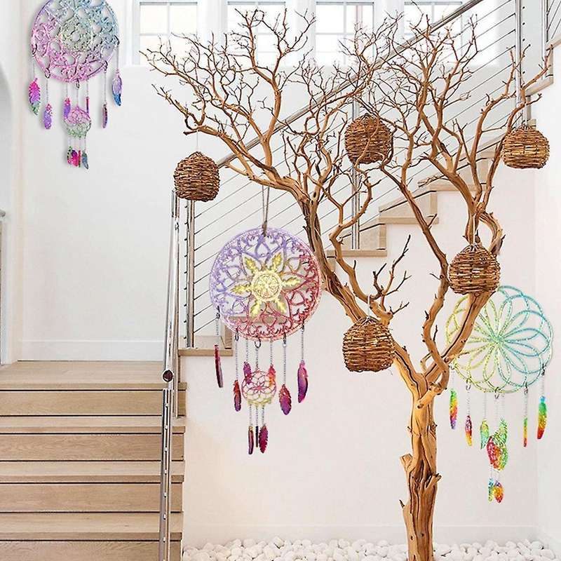 3pcs Diy Crystal Epoxy Mould Hanging Wall Decoration Silicone Mould D