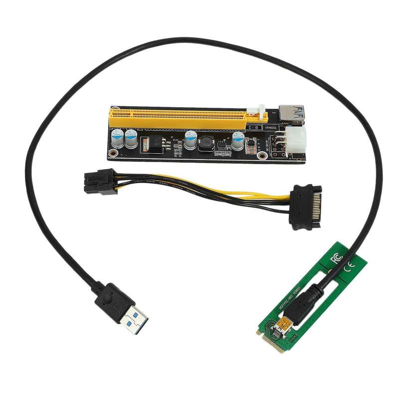 M2 to Usb3.0 Pcie 16x 1x Extender with Power