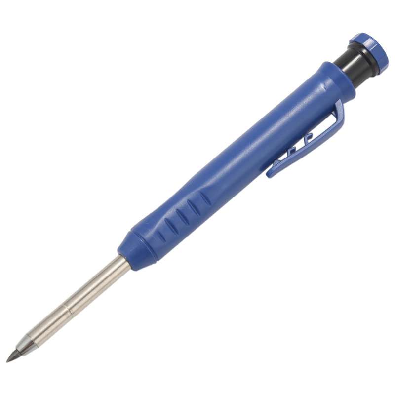 Carpenter Pencil,1pcs Solid Work Pencil Set with 12 Refill Leads A