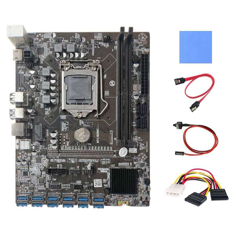 Motherboard+thermal Pad+4pin to Sata Cable+switch Cable+sata Cable